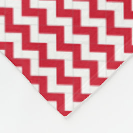 Patchwork Monaco Flag Muster Fleecedecke
