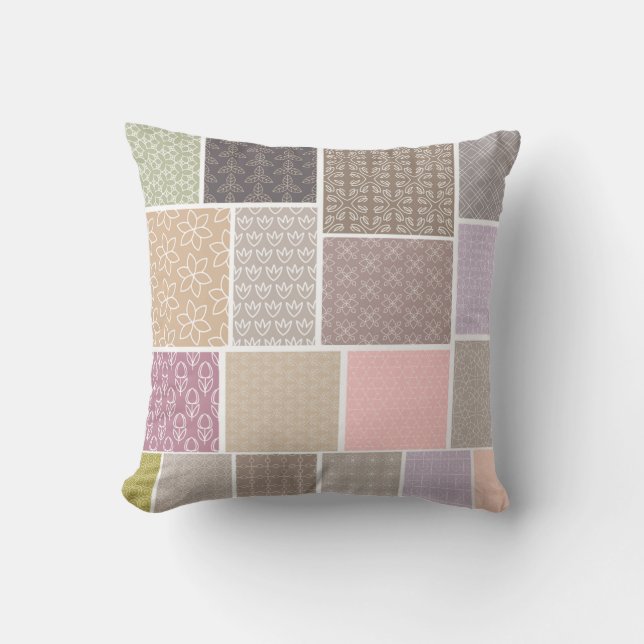 Patchwork Multi-Design-Kissen Kissen (Vorderseite)