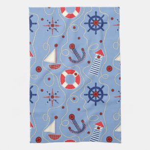 Patchwork-Nautik Handtuch