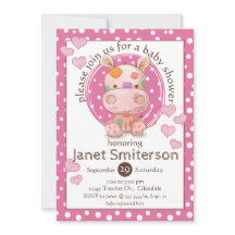 Patchwork-Nilpferd-Baby-Party, rosa