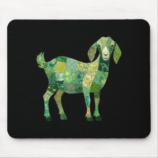 Patchwork-Nubier-Milchziege Mousepad