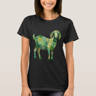 Patchwork-Nubier-Milchziege T-Shirt