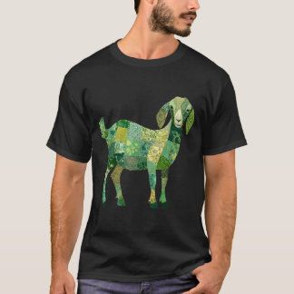 Patchwork-Nubiermilchziege T-Shirt