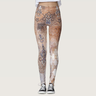 Patchwork Paisley: Klassische Vintage Printwerbung Leggings