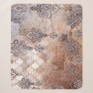 Patchwork Paisley: Klassischer Vintage-Druck Sherpadecke