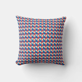 Patchwork Philippinen-Flaggenmuster Kissen