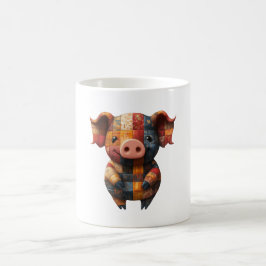 Patchwork Pig-Tasse Kaffeetasse
