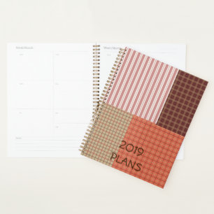 Patchwork Plaid PLANS 2019 Sie anpassen Planer