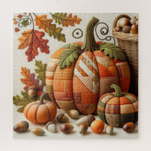 Patchwork Pumpkin Puzzle