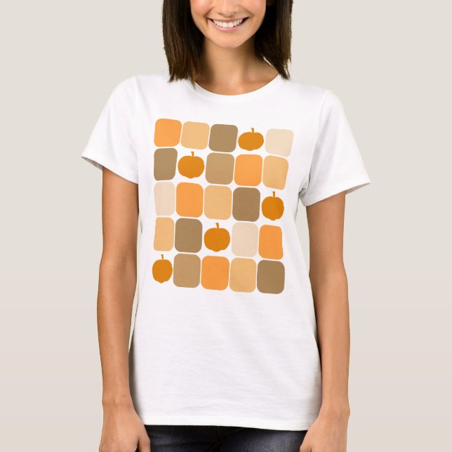 Patchwork Pumpkins T - Shirt (Vorderseite)