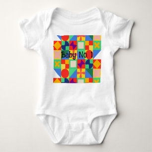 Patchwork Quilt Baby Strampler