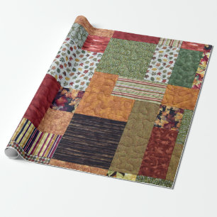 Patchwork Quilt Geschenkpapier