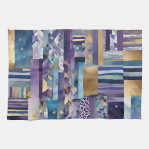 Patchwork-Quilt-Küchenhandtuch Geschirrtuch
