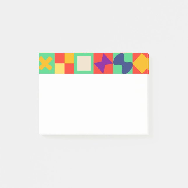 Patchwork Quilt Post-it Klebezettel (Vorderseite)