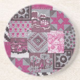 Patchwork Quilt Sandstone Untersetzer