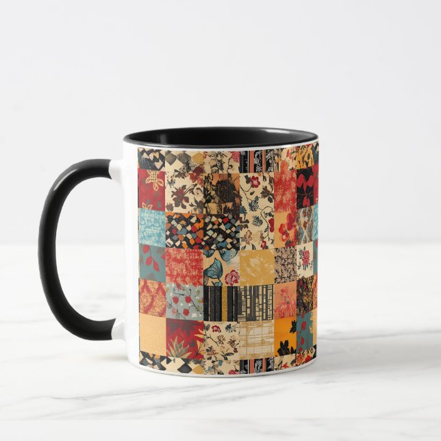 Patchwork Quilt Style Tasse (Links)