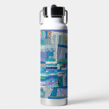 Patchwork-Quilt-Wasserflasche