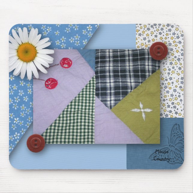 Patchwork Quilted Mousepad (Vorne)