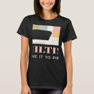 Patchwork-Quilter-Nähmaschinen-Stoffmuster Qui T-Shirt