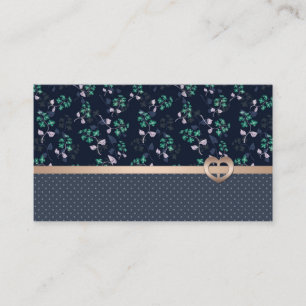 Patchwork, Retro Visitenkarte