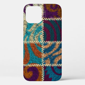 Patchwork Rough Leinwand Vintag Imitation Case-Mate iPhone Hülle