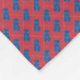 Patchwork Samoa Flag Muster Fleecedecke