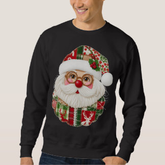 Patchwork Santa Claus Sweatshirt