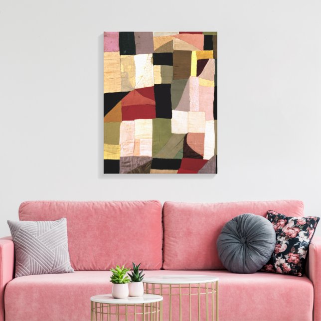 Patchwork (Sohneswiege) | Sonia Delaunay | Leinwanddruck (Insitu (Wohnzimmer))