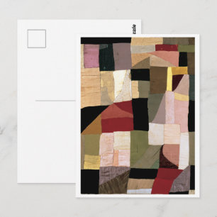 Patchwork (Sohneswiege) Sonia Delaunay Postkarte
