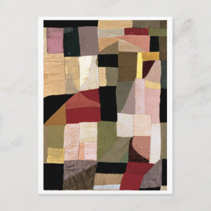 Patchwork (Sohneswiege) Sonia Delaunay Postkarte