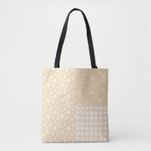 Patchwork Spring Pastell Gelbes Muster Tote Beutel