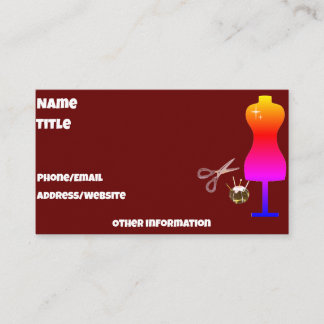 Patchwork Standard, 3,5" x 2,0" Visitenkarte