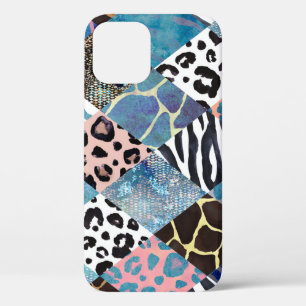 Patchwork-Stil, Aquarellmuster. Case-Mate iPhone Hülle