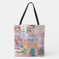 Patchwork-Stil Tote Bag