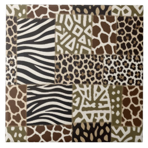 Patchwork-Tierdruck Fliese