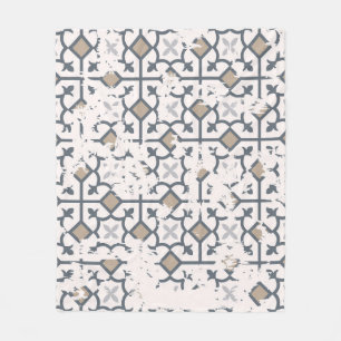 Patchwork Vergangenheit: Vintage Namensnennung Fleecedecke