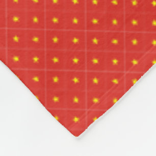 Patchwork Vietnam Flag Pattern Fleecedecke