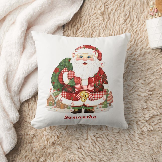 Patchwork Weihnachten Kissen (Decke)