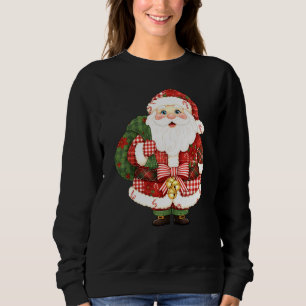 Patchwork Weihnachten Sweatshirt