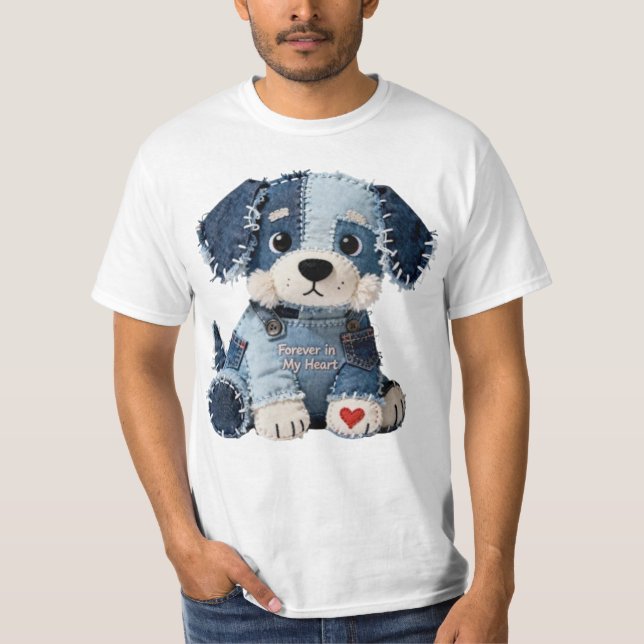 Patchwork-Welpe T-Shirt (Vorderseite)