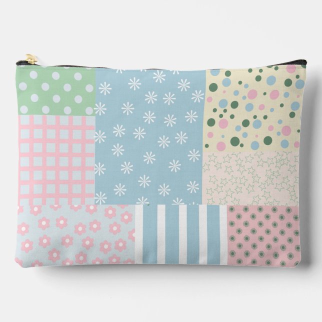 Patchwork Zubehörtasche (Vorderseite)