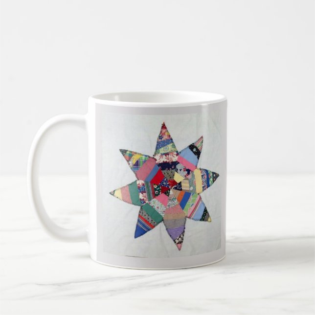Patchworkstern-Tasse Kaffeetasse (Links)