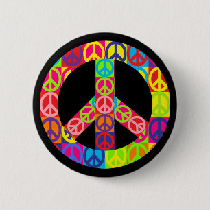 Patchy Peace Button