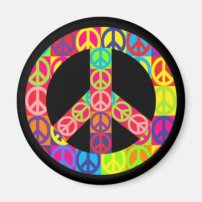 Patchy Peace Magnet (Vorne)