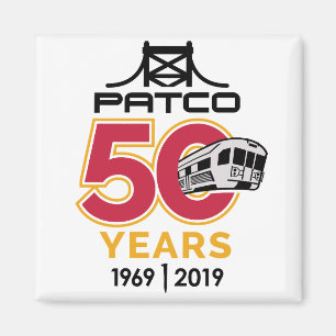 PATCO 50-Jubiläumsmagnet Magnet