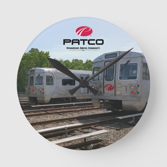 PATCO Circle Wall Clock Runde Wanduhr (Vorderseite)