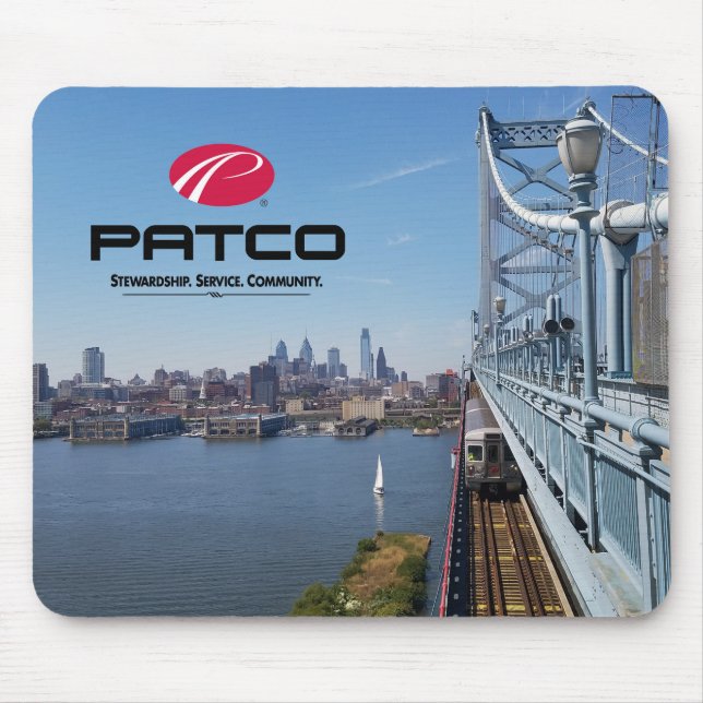 PATCO Philadelphia Skyline Mousepad (Vorne)