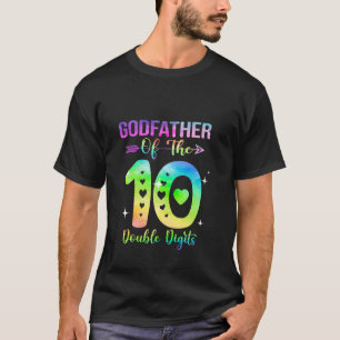 Pate der Geburtstagsfeier Double Digits 10. T-Shirt