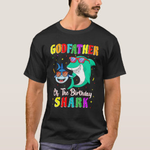 Pate der Hai Geburtstagsfamilie gehen T-Shirt