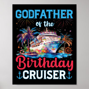 Pate des Geburtstagscruisers Lustiger Kreuzfahrt-G Poster